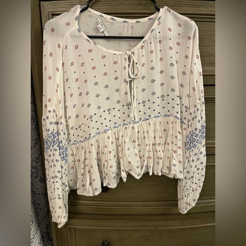 O’Neill Long Sleeve Patterned Top